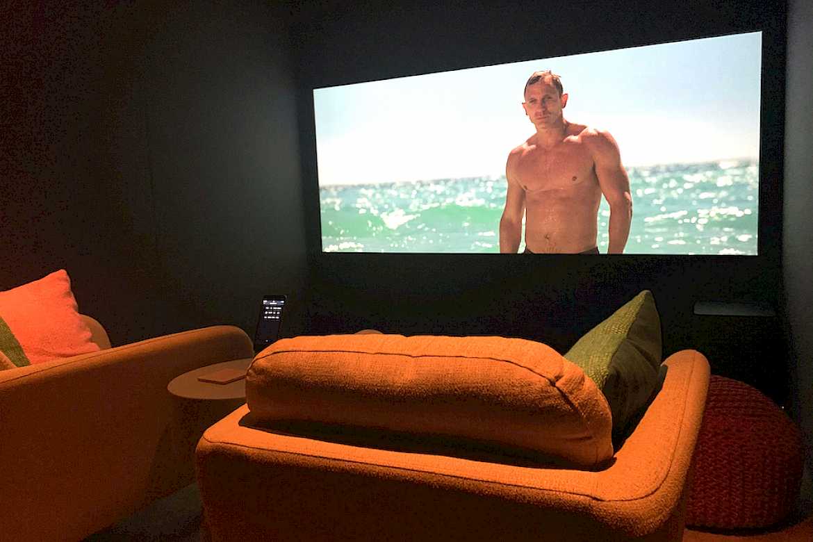 Image for A night at the movies, at home...